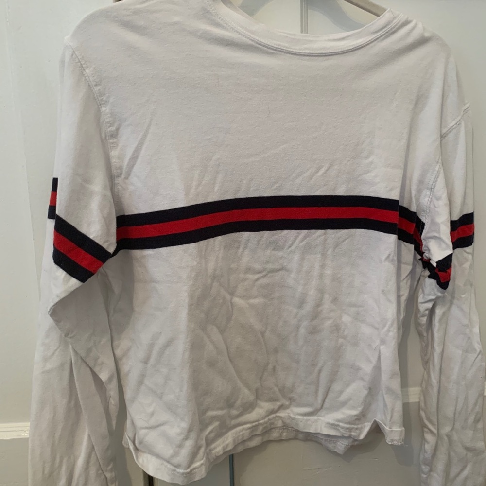 John Galt white long sleeved top